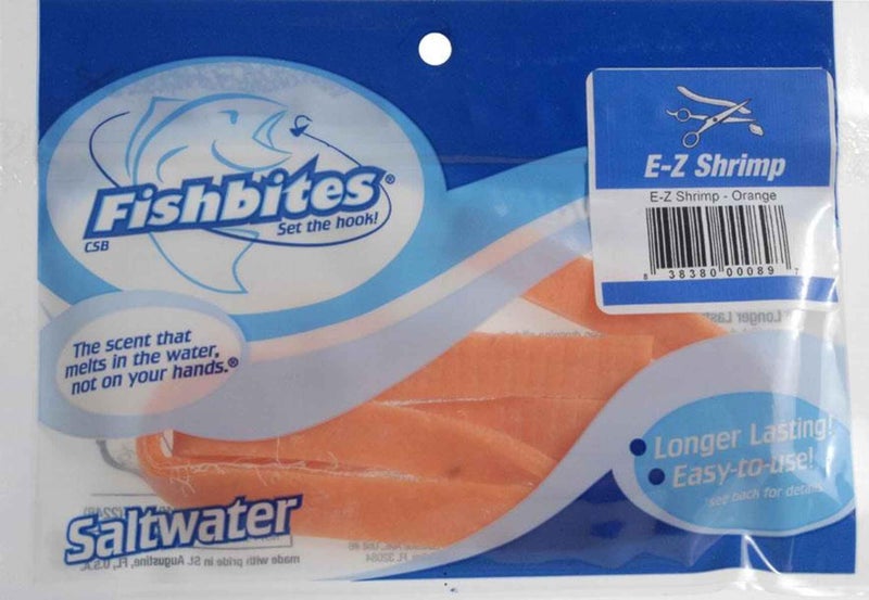 Fishbites E-Z Shrimp - Longer Lasting (Orange)